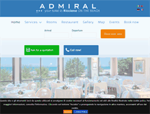 Tablet Screenshot of hoteladmiral.com